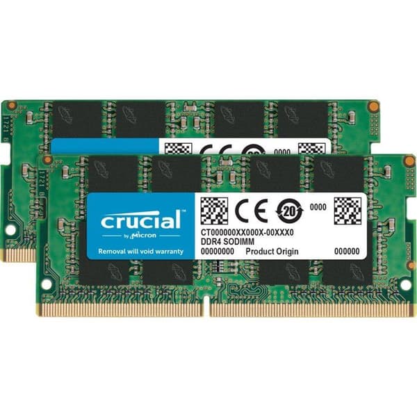 Crucial SO-DIMM DDR4 RAM 16 GB (2 x 8 GB) 3200 MHz CL22
