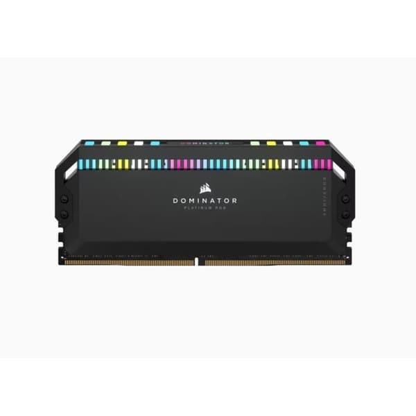 RAM-minne - CORSAIR - DOMINATOR PLATINUM RGB DDR5 - 32GB 2x16GB DIMM - 6000 MHz - 1,25V - Svart (CMT32GX5M2X6000C36)