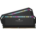 Miniatyrbild 1 av 5: CORSAIR Dominator Platinum RGB DDR5 - 64GB 2x32GB DIMM - 5600MHz - Obuffrad, 40-40-40-77, Std PMIC, XMP 3.0, Black Heatspreader