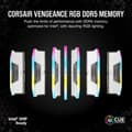 Miniatyrbild 2 av 3: Corsair Vengeance RGB DDR5 64 GB (2 x 32 GB) 5600 MHz CL40 - Vit - Dual Channel Kit 2 RGB DDR5 RAM PC5-44800 - CMH64G