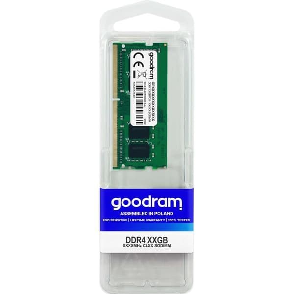 GOODRAM GR3200S464L22S-16G 16GB MINNESMODUL 1 X 16GB DDR4 3200