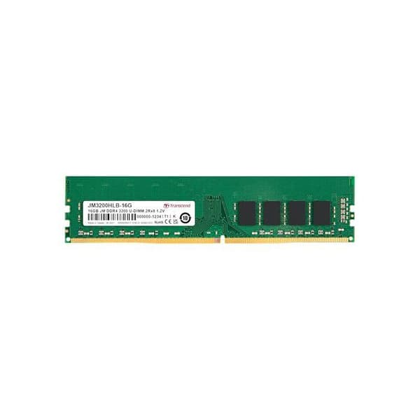 RAM - TRANSCEND - 16 GB DDR4 3200 MT/s UDIMM - Enkelsidig - Icke-ECC