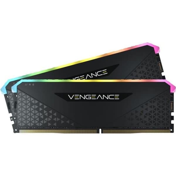 CORSAIR Vengeance RGB RS-minne 3200MHz 32GB (2x16GB) Dimm DDR4 för AMD Ryzen & Intel XMP (CMG32GX4M2E3200C16)