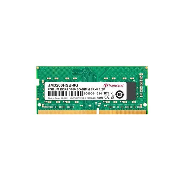 TRANSCEND JetRAM RAM-minne - DDR4 - 8 GB - SO DIMM 260 stift - 3200 MHz / PC4-25600 - CL22 - 1,2 V