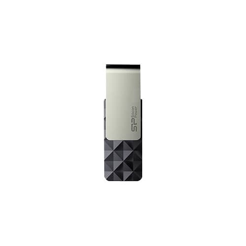 SILICON POWER Blaze B30 - USB flash-enhet - 256 GB Svart, Silver