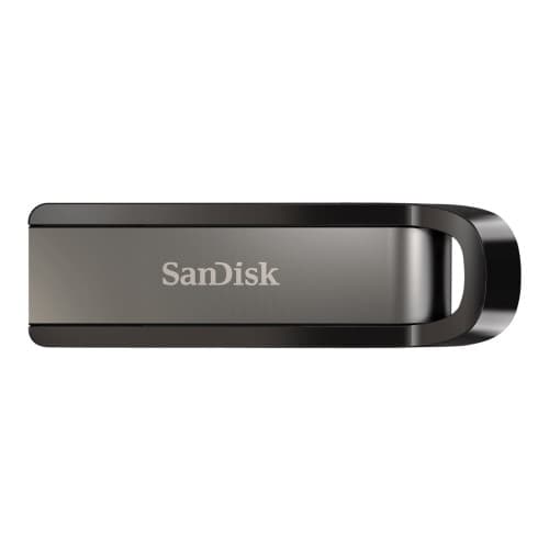 SanDisk Extreme Go - USB flash-enhet - 128 GB Rostfritt stål