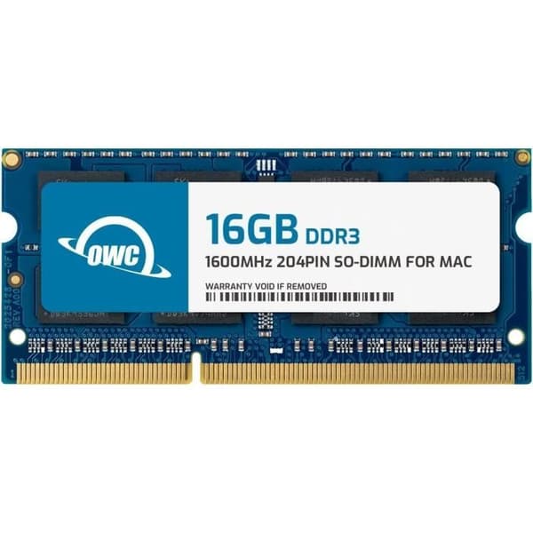 Minne SO-DIMM - OWC - PC12800 DDR3L - 16 Go - 1600 MHz - Non ECC - Kompatibel med iMac 27" 2015