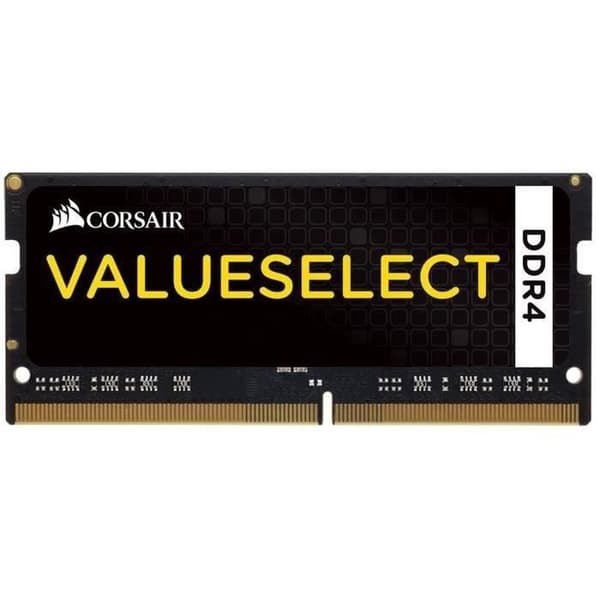 RAM-minne - CORSAIR - ValueSelect DDR4 - 8GB 1x8GB DIMM - 2133 MHz - 1,20V - Svart (CMSO8GX4M1A2133C)