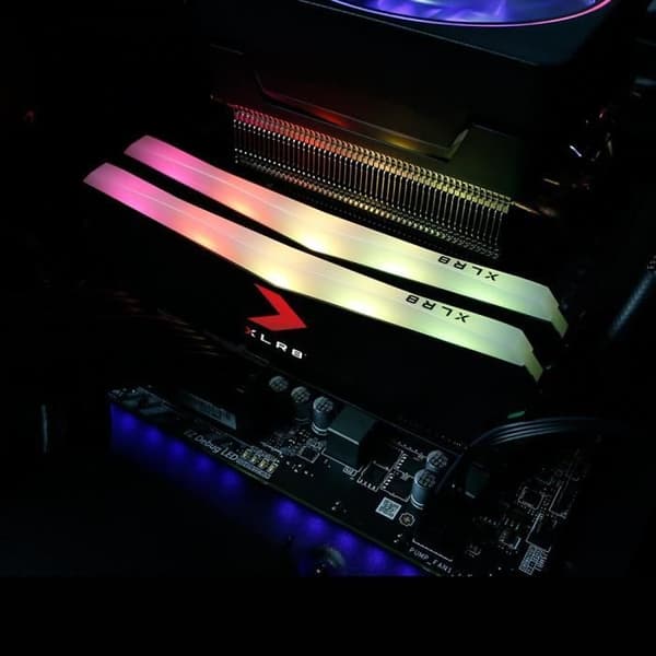 RAM-minne - PNY - XLR8 Gaming EPIC-X RGB DIMM DDR4 3200MHz 2X16GB - (MD32GK2D4320016XRGB)