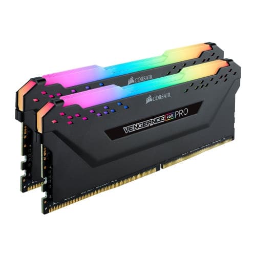 CORSAIR Vengeance RGB PRO - DDR4 - sats - 32 GB: 2 x 16 GB - DIMM 288-pin - 3200 MHz / PC4-25600 - ej buffrad