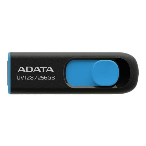 ADATA UV128 - USB flash-enhet - 256 GB Svart, Blå