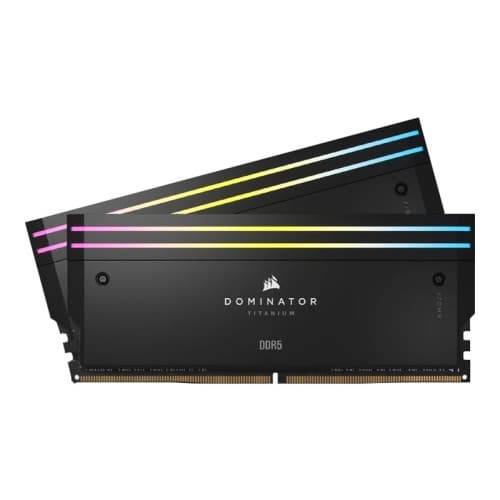 CORSAIR Dominator Titanium RGB - DDR5 - sats - 32 GB: 2 x 16 GB - DIMM 288-pin - 6600 MHz / PC5-52800 - ej buffrad