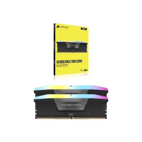CORSAIR Vengeance RGB - DDR5 - sats - 32 GB: 2 x 16 GB - DIMM 288-pin - 3000 MHz / PC5-48000
