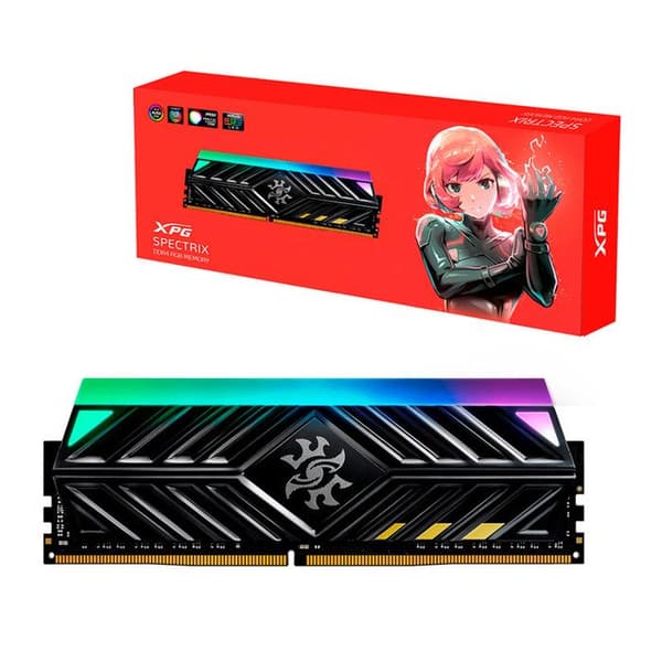 Minne Ram Adata Xpg Spectrix D41 Ddr4 8gb 3200mhz Grå
