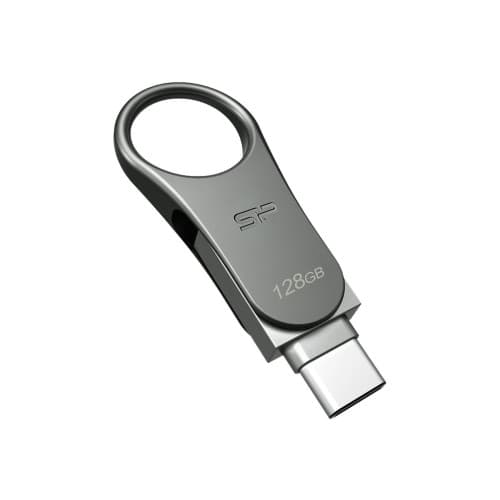 SILICON POWER Mobile C80 - USB flash-enhet - 128 GB Titan