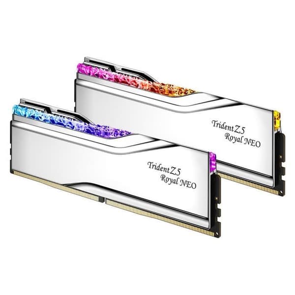G.Skill Trident Z5 Royal Neo RGB 2x16GB 6000 Mhz CL28 DDR5-minne - Silver