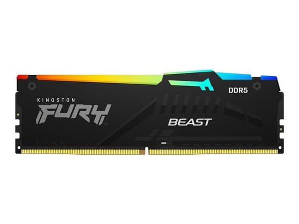 RAM-minne - KINGSTON - FURY Beast - 16Go - DDR5 - 6000MT/s CL36 RGB