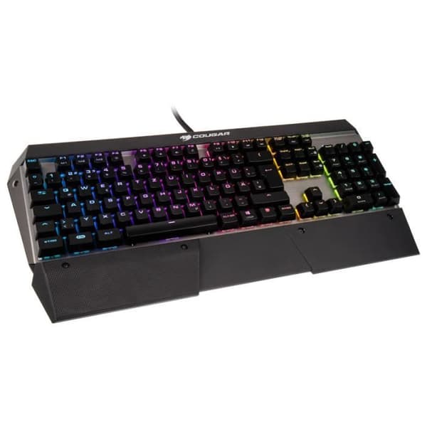 Clavier Cougar Attack X3 Speedy RGB MX Speed, DE Layout 0,000000 Noir Svart