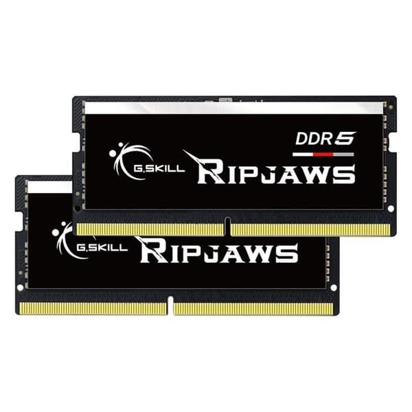 G.Skill RipJaws Series SO-DIMM 32 GB (2 x 16 GB) DDR5 4800 MHz CL40 RAM - Dual Channel Kit