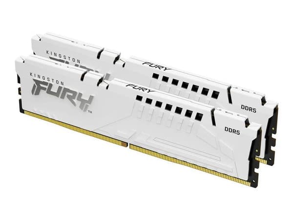 RAM - KINGSTON - 32 GB DDR5 - CL36 - 6000MT/s - Vit - DIMM - Kit med 2