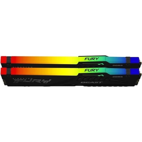 RAM-minne KINGSTON 32GB DDR5 DIMM Kit2 FURY Beast RGB - 5600