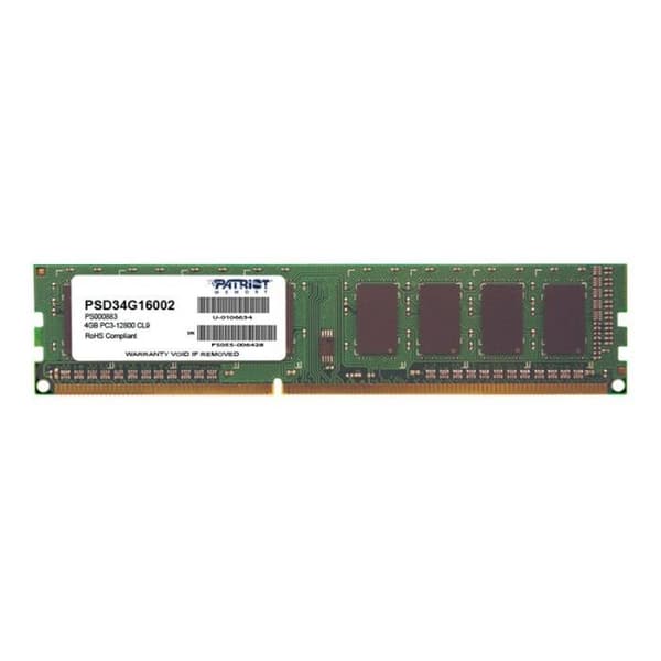 RAM-minne - PATRIOT - Signature Line - 4 GB - DDR3 - 1600 MHz - 240-stifts DIMM