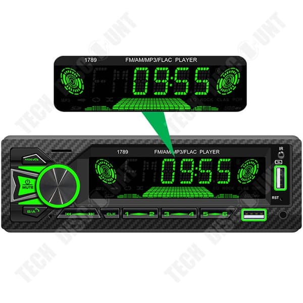 TD® Bilradio Bluetooth MP3-spelare Minneskort U disk Bilradio Central Bluetooth Ljudförstärkare av hög kvalitet