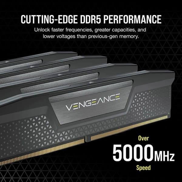 RAM DDR5 - CORSAIR - Vengeance - 32 GB - 6400 MHz - CL36 - Svart