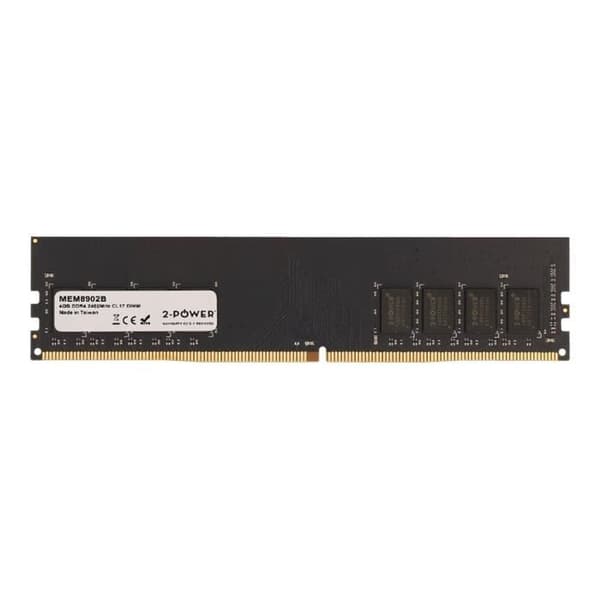 2-Power DDR4 4 GB DIMM 288 stift 2400 MHz - PC4-19200 CL17 1,2 V ECC registrerat minne