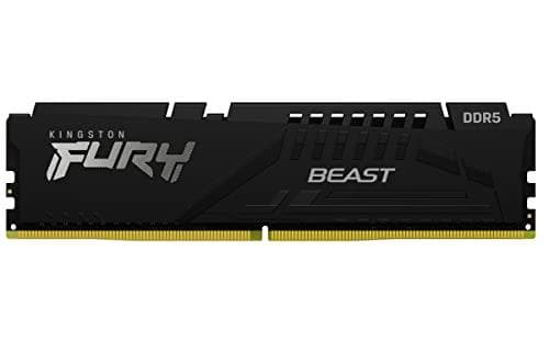 Kingston FURY Beast - DDR5 - moduuli - 32 Gt - DIMM 288-PIN - 5200 MHz / PC5-41600 - CL40 - 1,25 V - puskuroimaton - on-die ECC (KF552C40BB-32)
