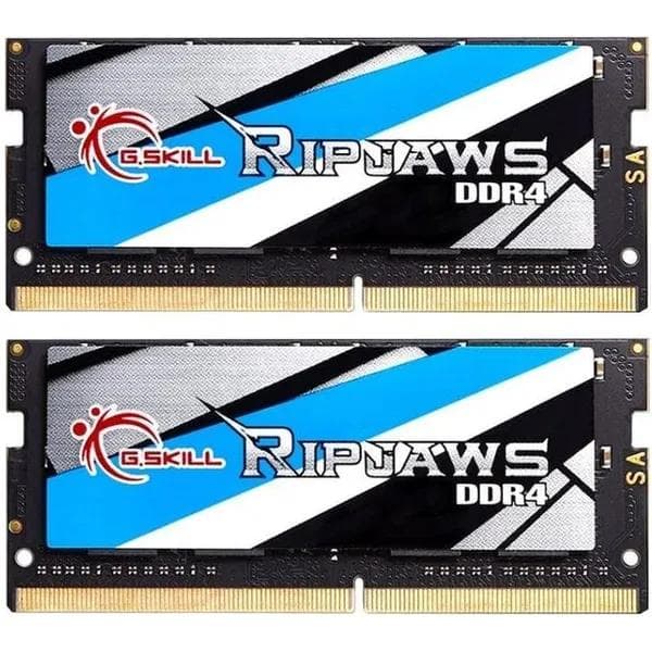 G.Skill-minne SO D4 3200 32GB C18 GSkill Rip K2 2x16GB,1.2V,Ripjaws (F4-3200C18D-32GRS)