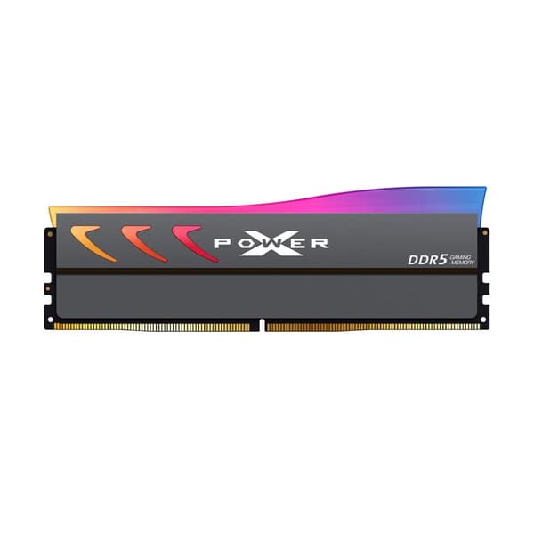 Silicon Power XPOWER Storm RGB -muistimoduuli 64 Gt (2 x 32 Gt) DDR5 Gaming UDIMM 6400 MHz CL32 (SP064GXLWU64AFDK)