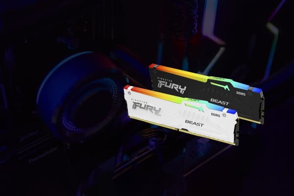 Kingston Technology FURY Beast 64GB 6000MT/s DDR5 CL36 DIMM (sæt med 2) RGB EXPO