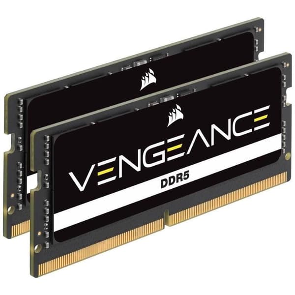 RAM-minne - CORSAIR - CMSX64GX5M2A4800C40 - VENGEANCE - DDR5 - 64Go 2x32Go SODIMM - 4800MT/s - CL 40 - 1.1V