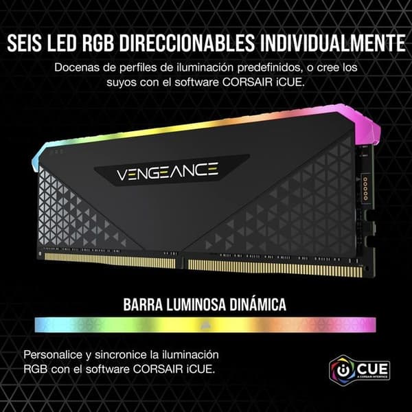 Corsair VENGEANCE® RGB RS Kit 64GB (2 x 32GB) DDR4 3600MHz C18