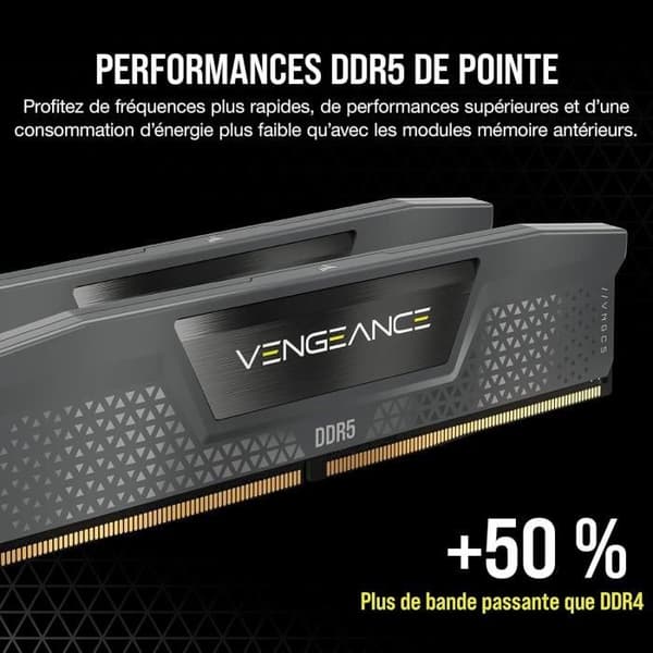 Corsair Vengeance DDR5 64 GB (2 x 32 GB) 6000 MHz CL40 - Dual Channel Kit 2 DDR5 RAM-moduler PC5-48000