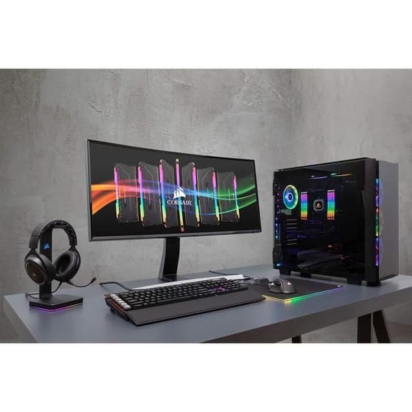 RAM-minne - CORSAIR - Vengeance RGB Pro DDR4 - 16GB 2x8GB DIMM - 3200 MHz - 1,35V - Svart (CMW16GX4M2C3200C)