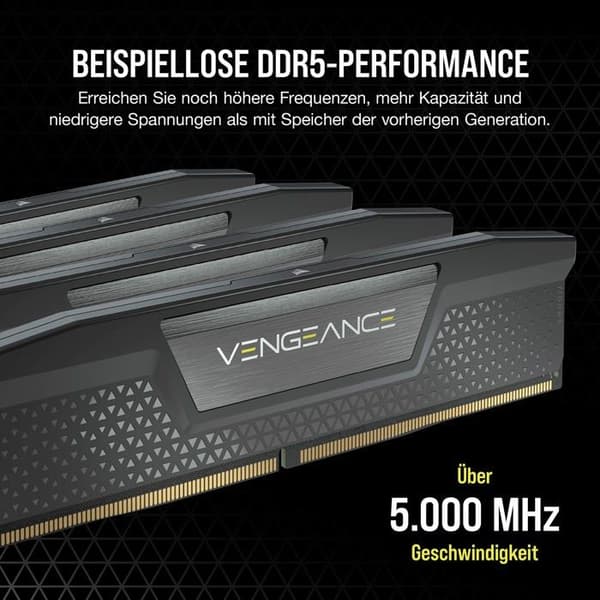 CORSAIR VENGEANCE DDR5 192GB (4x48GB) 5200MHz C38 skrivbordsminne