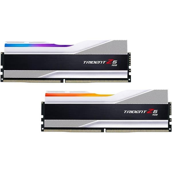 G.Skill Trident Z5 RGB 64 GB DDR5 6000 MHz CL32 RAM-minne - Dual Channel Silver Kit