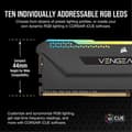 Miniatyrbild 3 av 4: CORSAIR DDR4 PC-minne - VENGEANCE RGB PRO SL 16GB (2x8GB) - 3200Mhz - CAS 16 Optimerad för AMD Ryzen - Svart