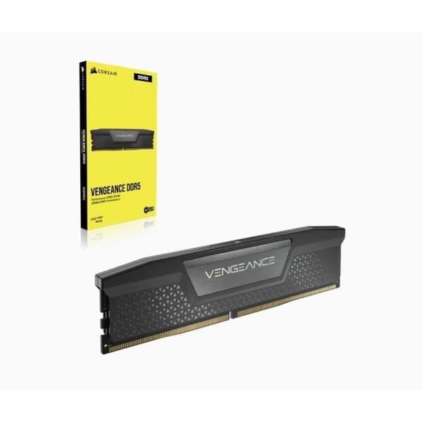 RAM-minne - CORSAIR - Vengeance DDR5 - 32GB 2x16GB DIMM - 6200 MHz - 1,30V - Svart (CMK32GX5M2B6200C36)