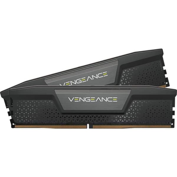 CORSAIR Vengeance RGB DDR5 - 64GB 2x32GB DIMM - 4800MHz - Obuffrad, 40-40-40-77, Std PMIC, XMP 3.0, Black Heatspreader, Black PCB