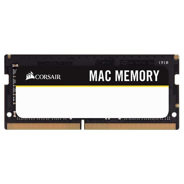 Corsair Mac-minne SO-DIMM 64 GB (2x 32 GB) DDR4 2666 MHz CL18 - Dual Channel RAM SO-DIMM DDR4 PC4-21300 Kit för Mac -
