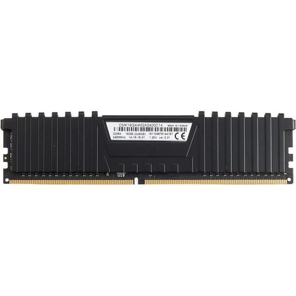 RAM-minne - CORSAIR - Vengeance LPX DDR4 - 16GB 2x8GB DIMM - 2400 MHz - 1,2V - Svart (CMK16GX4M2A2400C)