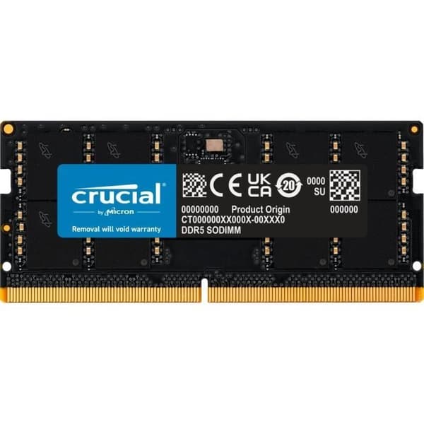 RAM - CRUCIAL - DDR5-4800 SODIMM - 32 GB (CT32G48C40S5)
