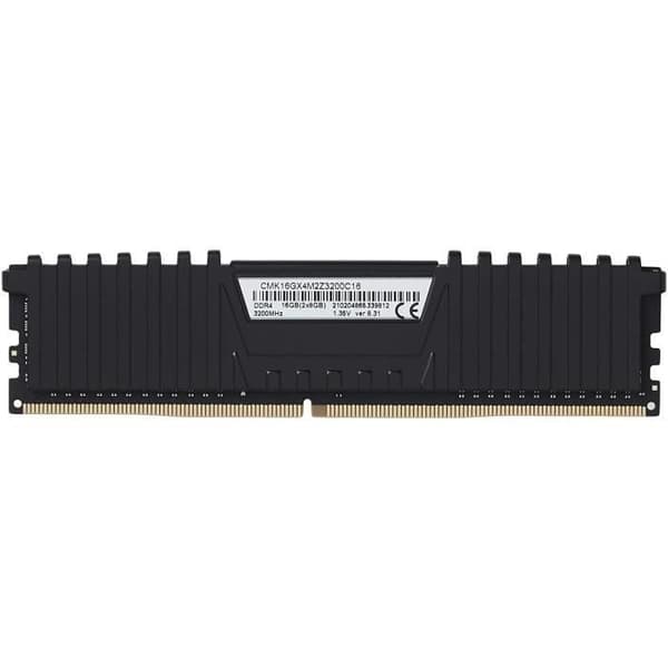 RAM-minne - CORSAIR - Vengeance DDR4 - 16GB 2x8GB DIMM - 3200 MHz - 1,35V - Svart (CMK16GX4M2Z3200C)