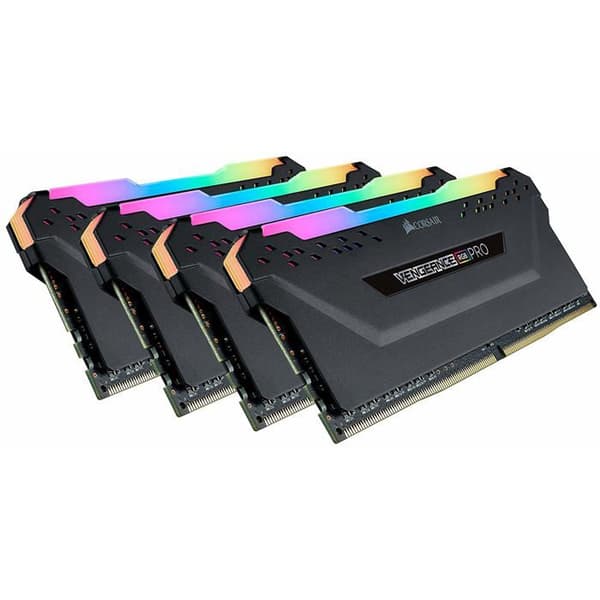 Corsair Vengeance RGB PRO Series 32GB (4x 8GB) DDR4 3600MHz CL18 - Quad Channel Kit 4 DDR4 RAM PC4-28800 -