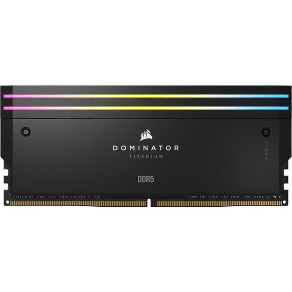 RAM-minne - CORSAIR - Dominator Titanium RGB DDR5 - 48GB 2x24GB DIMM - 7200MT/s - Intel XMP 3.0 - 1.40V - Svart