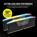 Miniatyrbild 4 av 6: RAM - CORSAIR Vengeance RGB DDR5 - 32GB 2x16GB DIMM - 5200MHz - Obuffrad, 40-40-40-77, XMP 3.0, Black Heatspreader, RGB LED,