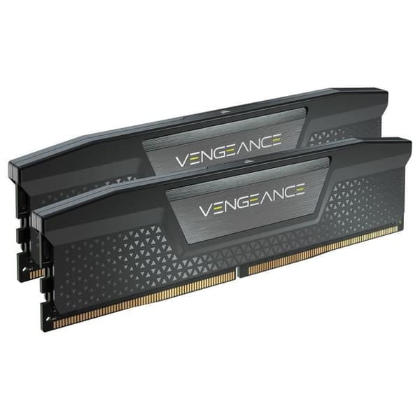 Minne RAM - CORSAIR - Vengeance DDR5 - 32GB 2x16GB DIMM - 5600MT/s - Optimerad för AMD - Obuffrad - 1,25V - Svart